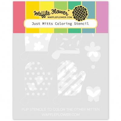 Waffle Flower Stencil - Just Mitts