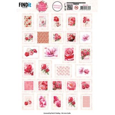 Find It Trading Floral Elegance Pushout Postage Stamp