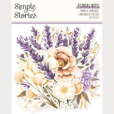 Simple Stories Simple Vintage Lavender Fields - Floral Bits