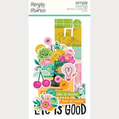 Simple Stories Color Me Happy - Simple Pages Pieces