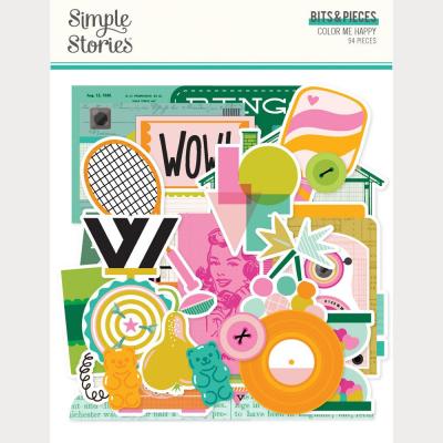 Simple Stories Color Me Happy - Bits & Pieces