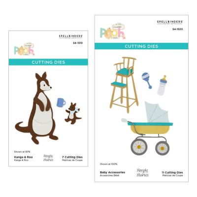 Spellbinders Say Cheese Classic Pooh Baby Die Bundle - Kanga & Roo