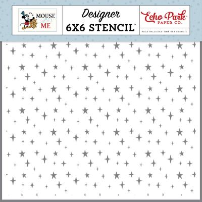 Echo Park Mouse And Me Stencil - Wish Upon A Star