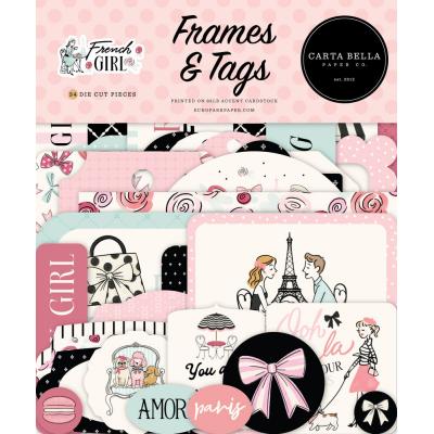 Carta Bella French Girl - Frames & Tags