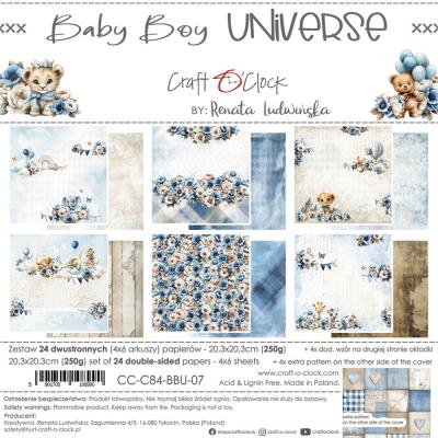 Craft O'Clock Baby Boy Universe - Paper Set