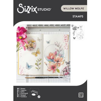 Sizzix Willow Wolfe Stempel - Magnolia