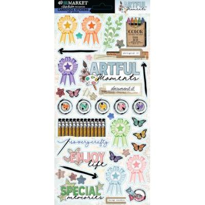 49 And Market Artful Moments - Cardstock Stickers