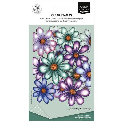 Vaessen Creative Stempel - Background Flowers