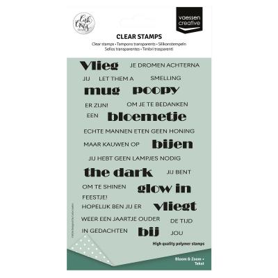 Vaessen Creative Stempel - Text Bloom & Zoom (NL)