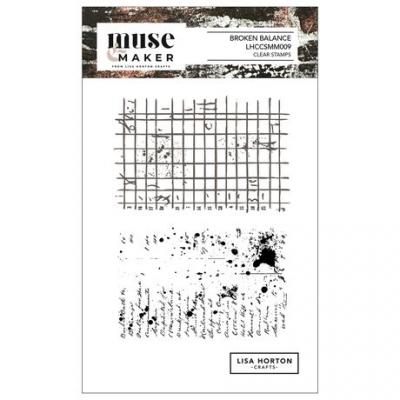 Lisa Horton Crafts Muse & Maker Stempel - Broken Balance