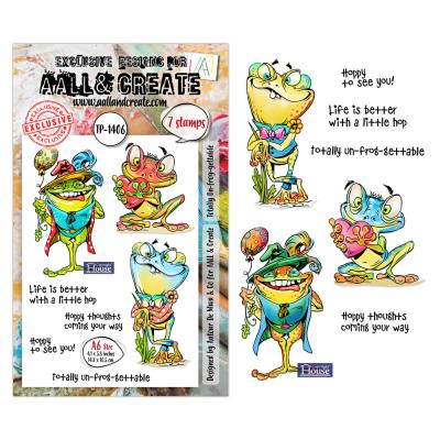 Aall and Create Pun & Paws Stempel - Tottaly Un-frog-gettable