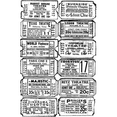 Stampers Anonymous Tim Holtz Stempel - Ticket