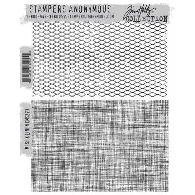 Stampers Anonymous Tim Holtz Stempel - Mesh & Linen