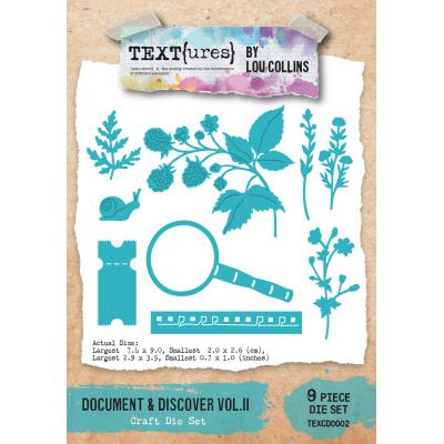 TEXT(ures) Beneath the Brambles Craft Die - Document & Discover Vol.II