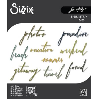 Sizzix Thinlits Die Tim Holtz - Handwritten Vacation