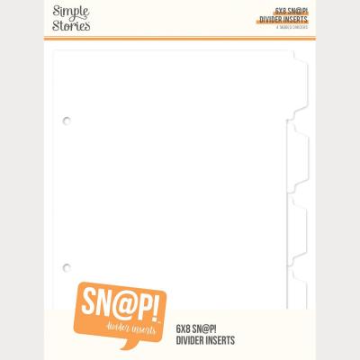 Simple Stories SN@P! Binder Inserts - Divider 6 x 8 Inch