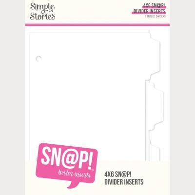 Simple Stories SN@P! Binder Inserts - Divider 4 x 6 Inch