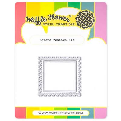 Waffle Flower Dies - Square Postage
