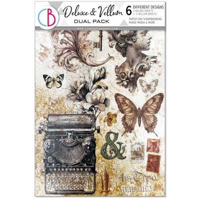 Ciao Bella Typographic - Deluxe Paper Copper & Vellum