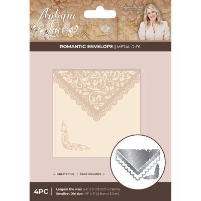 Crafter's Companion Antique Lace Die Set - Romantic Envelope