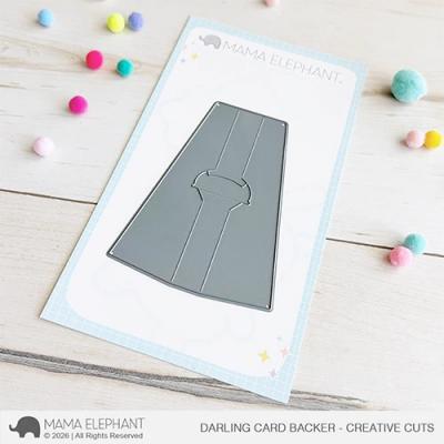 Mama Elephant Creative Cuts - Darling Card Backer