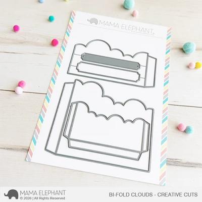 Mama Elephant Creative Cuts - Bi-Fold Clouds