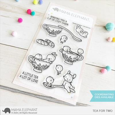 Mama Elephant Stempel - Tea For Two