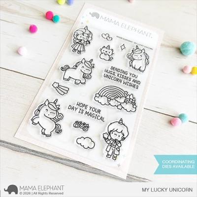 Mama Elephant Stempel - My Lucky Unicorn