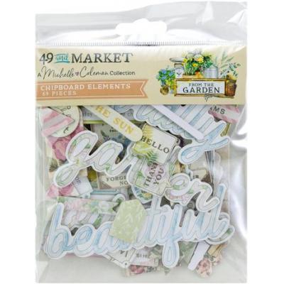 49 and Market From The Garden - Chipboard Elements