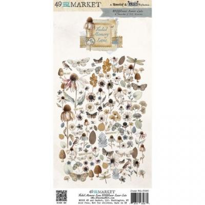 49 and Market Faded Memory Lane - Wildflowers Cut Outs