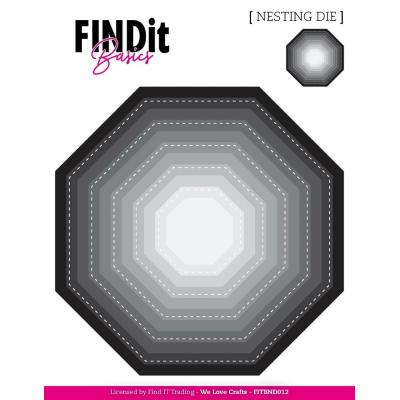 Find It Nesting Dies - Stitched Octagon