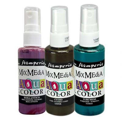 Stamperia Gardens of Time Aquacolor Paint Kit