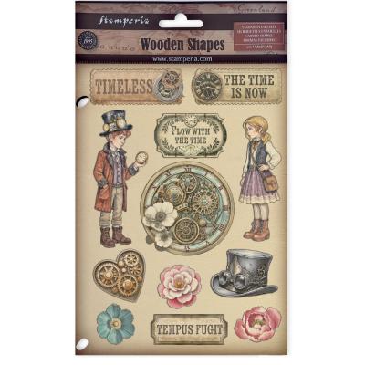 Stamperia Gardens of Time Colored Wooden Shape