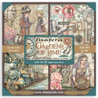 Stamperia Gardens of Time - Maxi Paper Pack