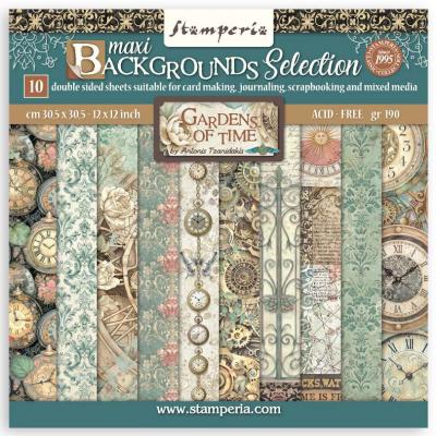 Stamperia Gardens of Time - Maxi Background Selection