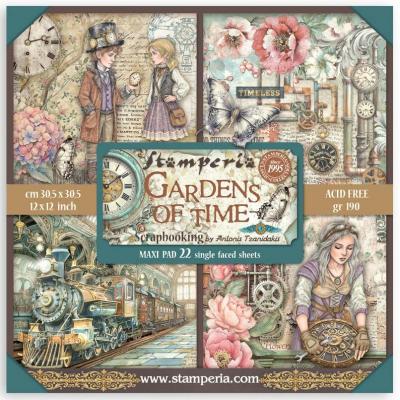Stamperia Gardens of Time - Maxi Paper Pack