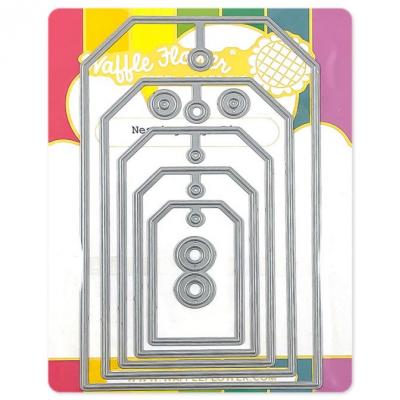 Waffle Flower Dies - Nesting Tags