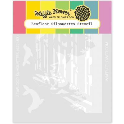Waffle Flower Stencil - Seafloor Silhouettes