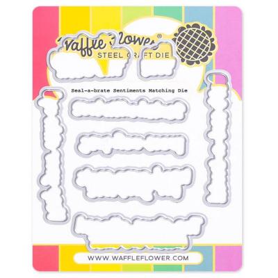 Waffle Flower Dies - Seal-a-brate Sentiments