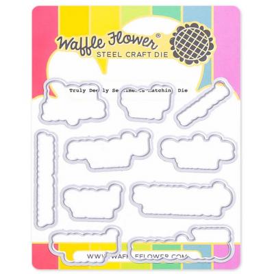 Waffle Flower Dies - Truly Deeply Sentiments