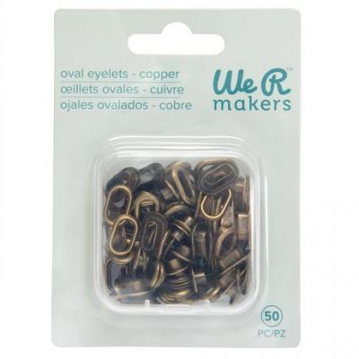 We R Makers Crop-A-Dile Oval Eyelets - Copper