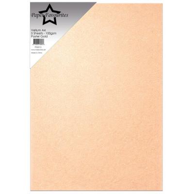 Paper Favourites Vellum - Pastel Gold