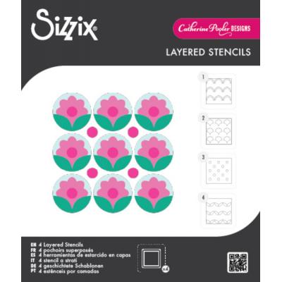 Sizzix Stencil Print & Pattern - Daisy