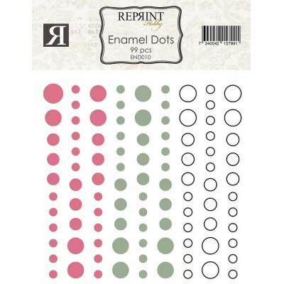 Reprint Summer Garden - Enamel Dots