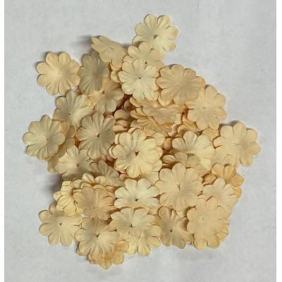 Reprint Paper Flowers - Creme