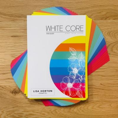 Lisa Horton Cardstock - White Core Bright