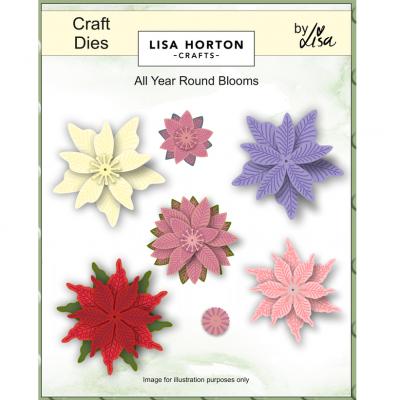 Lisa Horton Crafts Craft Dies - All Year Round Blooms