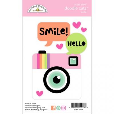 Doodlebug Color Me Crafty Cutting Dies - Smile