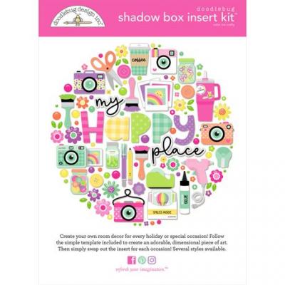 Doodlebug Color Me Crafty - Shadow Box Insert Kit