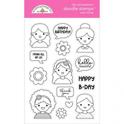 Doodlebug Color Me Crafty - Best Friends